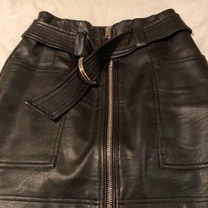 Top shop Leather Skirt